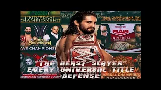 Seth Rollins  The Beast Slayer  • Every WWE Universal Title Defense