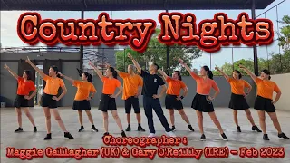 HOLD | Country Nights | LINE DANCE | High Beginner | Maggie Gallagher & Gary O'Reilly