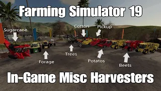 Fs19 In-Game Misc Harvesters (feat. New Holland Forage Cruiser)