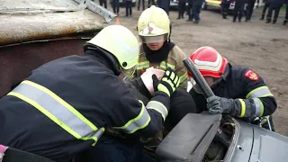 Відбулися показові тренування із реагування на НС, пов’язані із осінньо-зимовим періодом