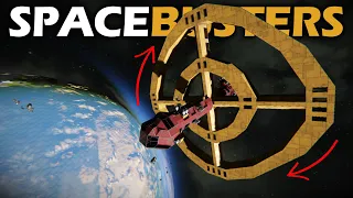 Space Busters | Can We Build Artificial Gravity in SE? | Space Engineers