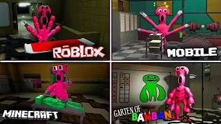 Garten of Banban Chapter 7 vs Minecraft vs Roblox vs Mobile