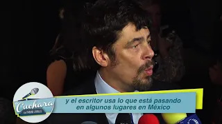 Alfombra roja de la película ¨Sicario¨ con el actor Benicio Del Toro I LA CUCHARA