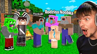 ODNALEŹLIŚMY RODZINĘ NOOBKA w Minecraft! (śmieszne)