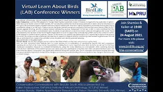 Conservation Conversations: Virtual Learn About Birds (LAB) Conference 2021 Winners (24Aug21)