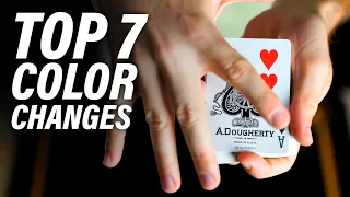 TOP 7 Color Changes Explained | Magic tutorial