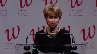 Jane Pauley Accepts Induction into the Connecticut Women's Hall of Fame