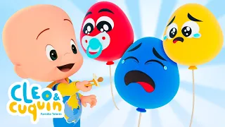 What's wrong with the Baby Balloons? 🎈 Learn the colors with Cuquin and Ghost