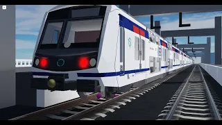 départ d'un MI2N UM à Colombes |Roblox Train| RER L + Transilien X