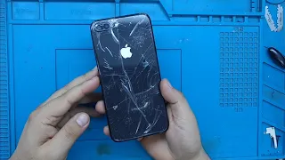 Restoration destroyed phone | Restore iPhone 8+ | Rebuild broken phone