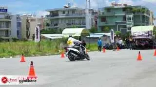 2013 08 18 XW TV MotoGymkhana R5 - Ho Duy Tuong - Vision125 - Heat 1 - 7th Place