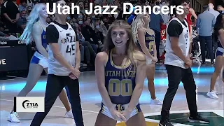 Utah Jazz Dancers - NBA Dancers - 11/9/2021 dance performance -- Jazz vs Hawks