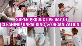 EXTREME CLEANING MOTIVATION | UNPACKING, DEEP CLEANING, SHOWER ORGANIZATION! | Amy Darley