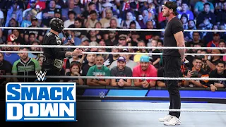 Logan Paul challenges Rey Mysterio to a U.S. Title Match: SmackDown highlights, Oct. 20, 2023