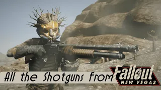 (Every) Shotgun From New Vegas in Fallout 4 | Fallout 4 Ultra Modded