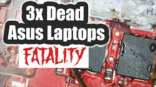 ROG Fatalities - 3 x Asus Gaming Laptops not working.- Are they fixable?