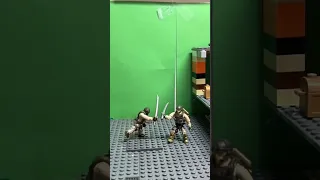 Sword duel Lego stop motion