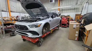 2020 Mercedes Benz Gets a quarter panel replacement