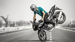 Crazy bike stunts on 14th august 2016. (independence day)