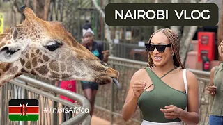 From Ghana 🇬🇭 to Kenya 🇰🇪| Nairobi Vlog - Giraffe Centre, Karura Park, Mall & Kenyatta Market