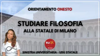 Studiare Filosofia alla Statale di Milano - Orientamento Onesto