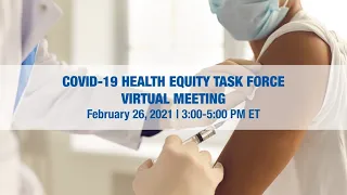 COVID-19 Health Equity Task Force First Meeting
