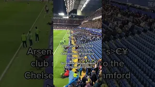 Arsenal Fans Sing “Sh*t Club No History” To Chelsea! #chelsea #chelseafc #arsenal #arsenalfc