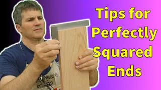 Hand Planing Wood - Perfectly Squared Ends !