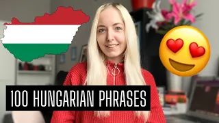 100 MOST COMMON HUNGARIAN PHRASES AND WORDS IN LESS THAN 8 MINUTES  - LEARN FROM A HUNGARIAN GIRL