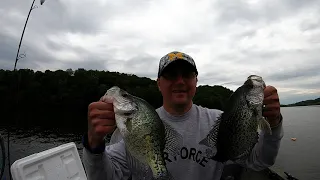 Crappie Fishing after a cold front in late spring (May 2021)