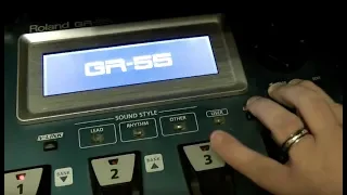 How to upgrade the firmware on Roland GR-55 Guitar Synthesiser