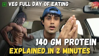 Simple Veg Full day of Eating without supplements | Basic and Easy