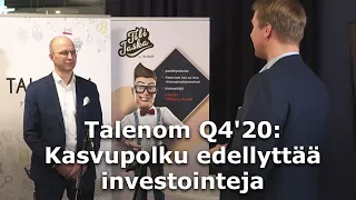 Talenom Q4'20: Kasvupolku edellyttää investointeja