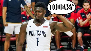 Zion Williamson Being A BULLY! (BEST PLAYS)
