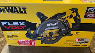 Unboxing and First Impression of the DeWalt 60Volt Worm Drive Style Saw