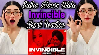 Reaction On INVINCIBLE (Official Audio) Sidhu Moose Wala | Stefflon Don | The Kid | Moosetape