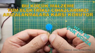 Bu Küçük Malzeme Tüm Elektrikli Cihazlarınızı Arızalanmalara Karşı Koruyor - Hem de Çok Ucuza...