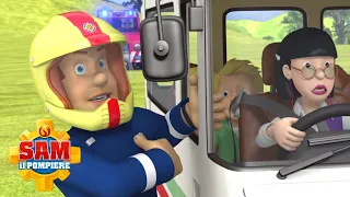 Sam il Pompiere | Super salvataggio in autobus! | Cartoni animati