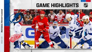 Lightning @ Red Wings 12/21 | NHL Highlights 2022