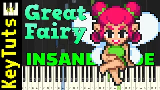 Great Fairy Fountain from Legend of Zelda  - Insane Mode [Piano Tutorial] (Synthesia)