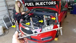 FUEL INJECTORS REPLACEMENT CHEVROLET CRUZE, SONIC  FUEL INJECTOR REMOVAL