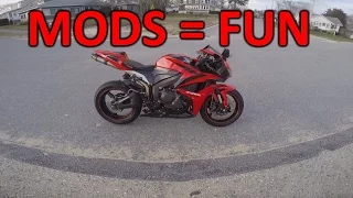 CBR600RR - List of winter mods I did (was it worth it?)