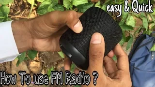 How to Tune into FM?? | PORTRONICS SOUND DRUM | BLUETOOTH SPEAKER • EXPLAINED