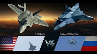 СУ-57 ПРОТИВ F-35 И J-20!