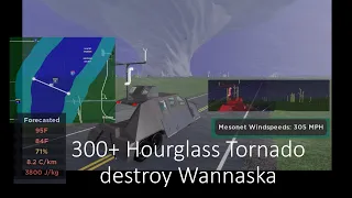 300+ Hourglass Tornado Destroy Wannaska (Twisted)
