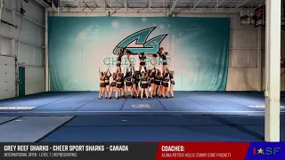 Cheer Sport Grey Reef Sharks Semi Finals