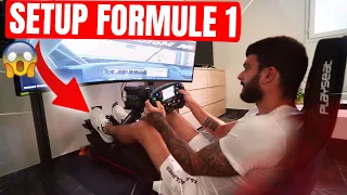 Je visite le setup SIM RACING d'un abonné (il ferait tout pour Red Bull..)