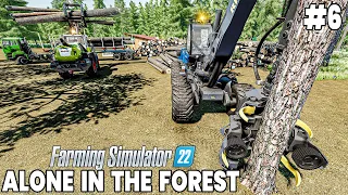 Bought 472,000$ Autonomous Forestry Machinery - Farming Simulator 22 Timelapse