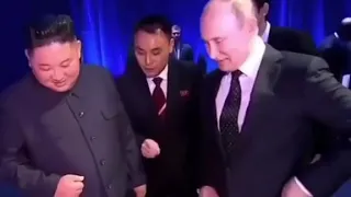 Ким Чен Ин подарил Путину меч!!