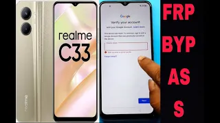 REALME C33 FRP BY PASS 2023 LATEST METHOD WITHOUT PC